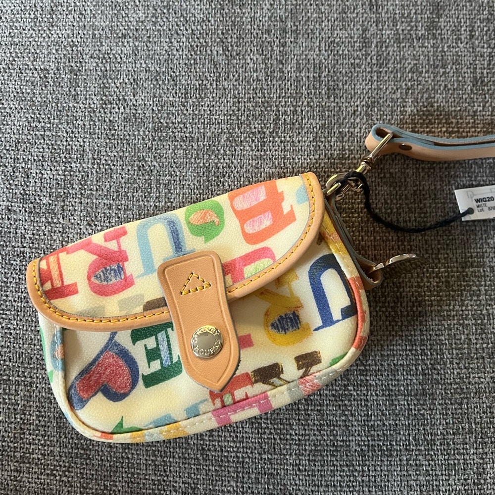 Dooney & Bourke White Flap Wrislet